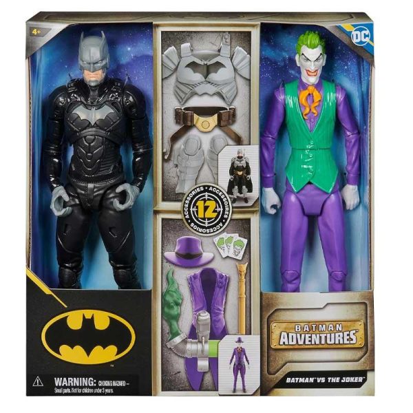 Spin Master Batman Adventures: Batman vs. The Joker Φιγούρες 30cm