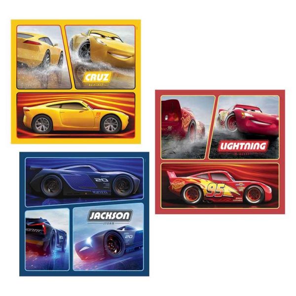 Clementoni Supercolor Puzzle Disney Cars - 3 Παζλ με 48 κομμάτια