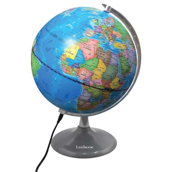 Lexibook 2-in-1 Luminous Globe Planetarium - Υδρόγειος Σφαίρα Φωτιζόμενη 26εκ.