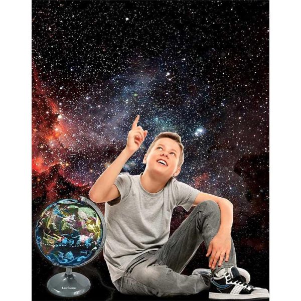 Lexibook 2-in-1 Luminous Globe Planetarium - Υδρόγειος Σφαίρα Φωτιζόμενη 26εκ.