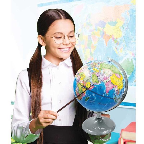 Lexibook 2-in-1 Luminous Globe Planetarium - Υδρόγειος Σφαίρα Φωτιζόμενη 26εκ.