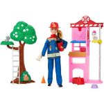 Barbie You Can Be Anything: Σετ Κούκλα Πυροσβέστης