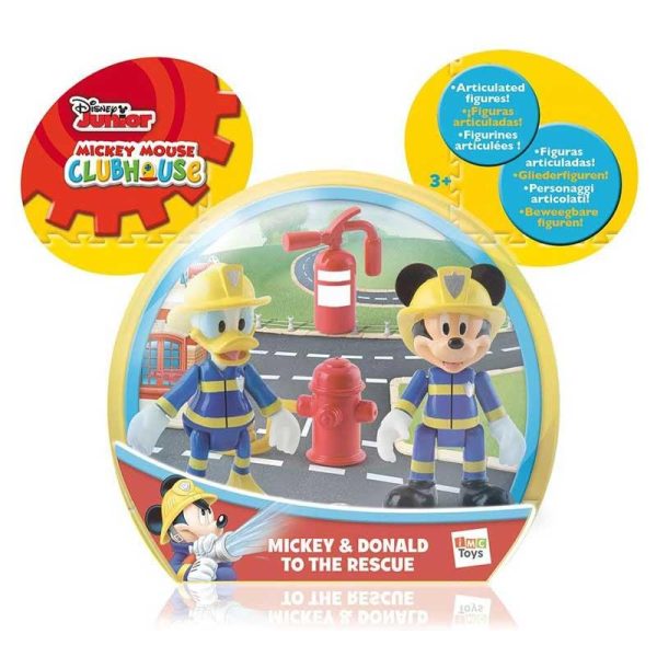 Disney Junior Mickey & Donald to the Rescue Φιγούρες Πυροσβέστες 8εκ.