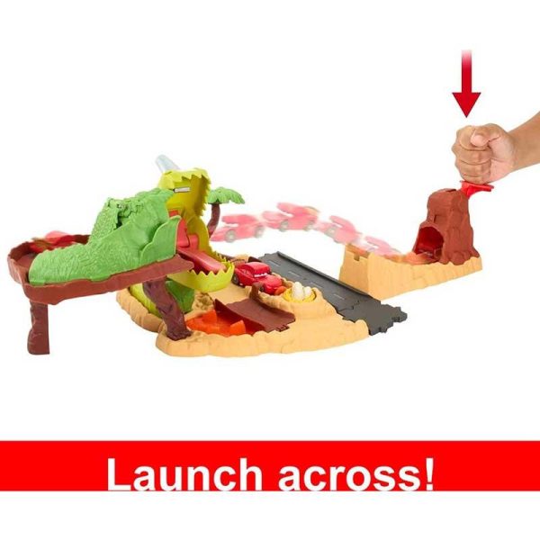 Disney Pixar Cars On The Road Dino Playground -Πίστα Δεινόσαυρος με Αυτοκινητάκι