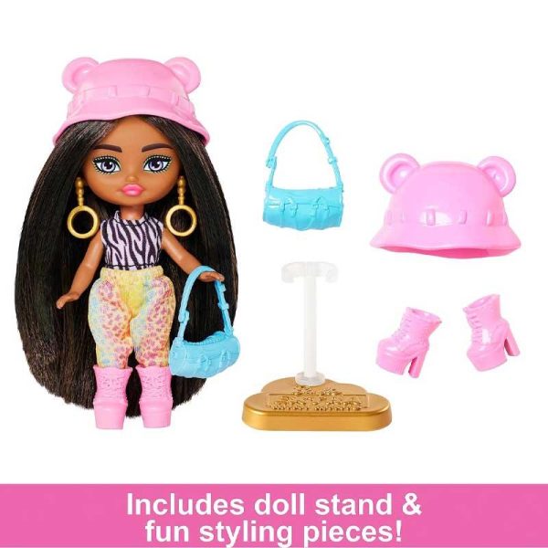 Barbie Extra Fly Mini Minis 'Safari' Κούκλα 10εκ. #HPT57
