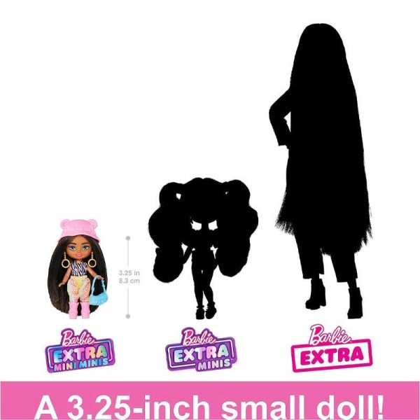 Barbie Extra Fly Mini Minis 'Safari' Κούκλα 10εκ. #HPT57