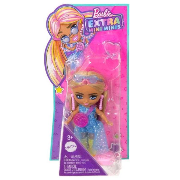 Barbie Extra Fly Mini Minis 'Pink Streak' Κούκλα 10εκ. #HNR61