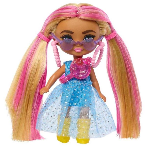 Barbie Extra Fly Mini Minis 'Pink Streak' Κούκλα 10εκ. #HNR61