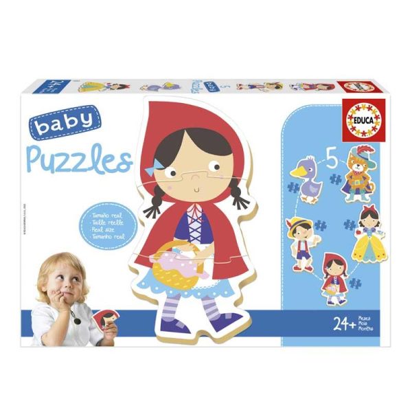 Educa Baby Puzzle 'Μια Φορά και Ένα Καιρό' - Παζλ με 5 Σχέδια