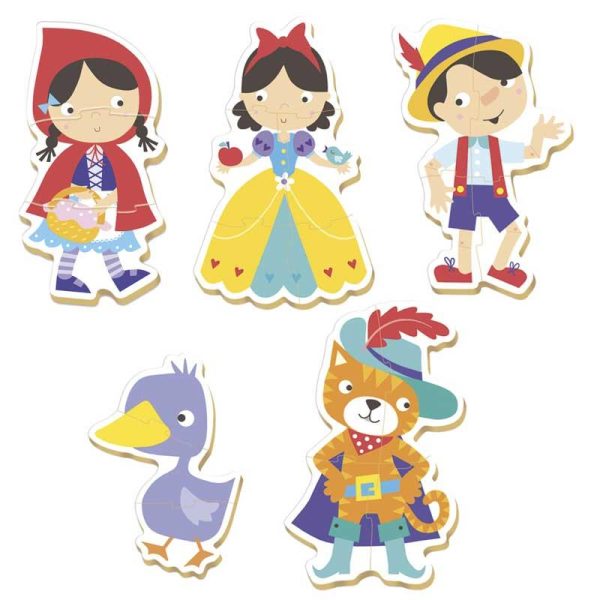 Educa Baby Puzzle 'Μια Φορά και Ένα Καιρό' - Παζλ με 5 Σχέδια