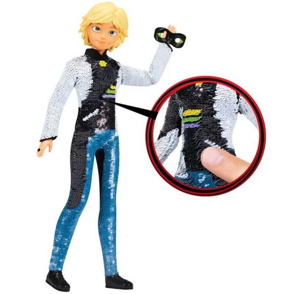 Miraculous 'Fashion Flip' Κούκλα Adrien to Cat Noir 26εκ.