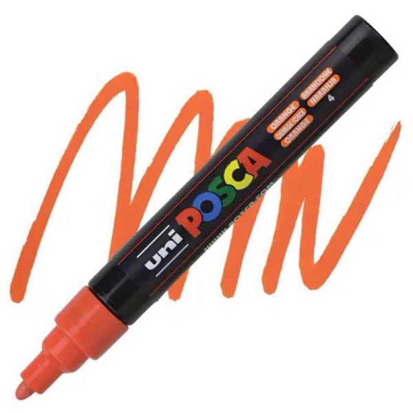 Posca PC-5M Μαρκαδόρος Σχεδίου 2.5mm Orange / Πορτοκαλί