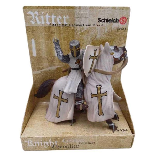 Schleich World Of Knights 70034: Σταυροφόρος Ιππότης με Σπαθί