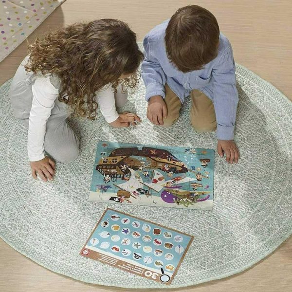 Educa Detective's Puzzle Πειρατές - Παζλ 'Βρες τα Κρυμμένα Αντικείμενα' με 50 Κομμάτια