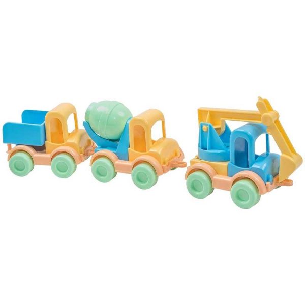 ELFIKI Bioplastic Kid Cars - Αυτοκινητάκια Εργοταξίου από Βιοπλαστικό