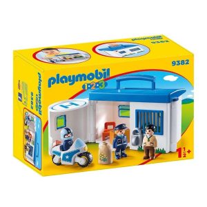 Playmobil 1.2.3 9382: Αστυνομικό Τμήμα Βαλιτσάκι