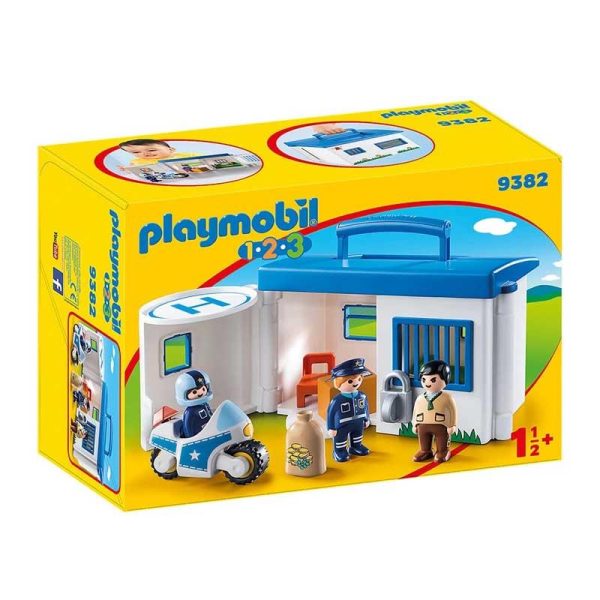 Playmobil 1.2.3 9382: Αστυνομικό Τμήμα Βαλιτσάκι