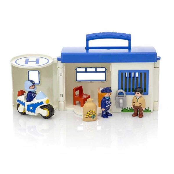 Playmobil 1.2.3 9382: Αστυνομικό Τμήμα Βαλιτσάκι