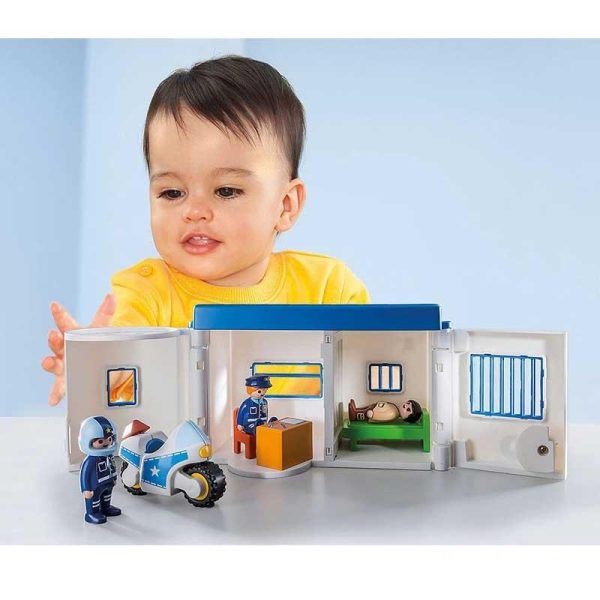 Playmobil 1.2.3 9382: Αστυνομικό Τμήμα Βαλιτσάκι
