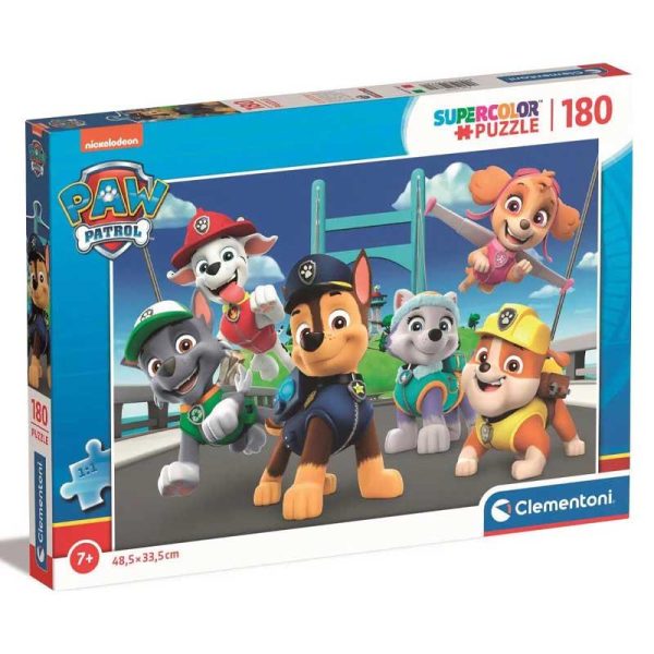 Clementoni Puzzle Supercolor Paw Patrol - Παζλ με 180 κομμάτια