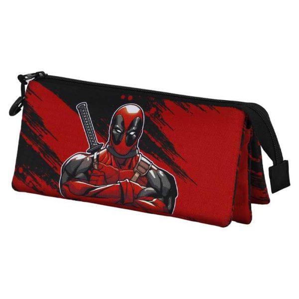 Marvel Deadpool Triple Pencil Case - Κασετίνα - Karactermania