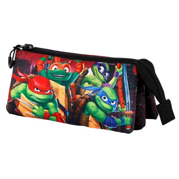 TMNT Triple Pencil Case - Κασετίνα Χελωνονιντζάκια - Karactermania