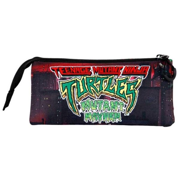 TMNT Triple Pencil Case - Κασετίνα Χελωνονιντζάκια - Karactermania