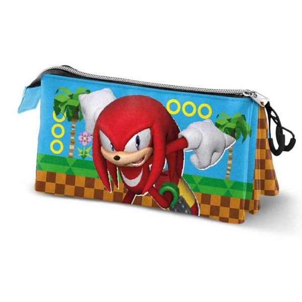 Sonic Knuckles Triple Pencil Case - Κασετίνα - Karactermania
