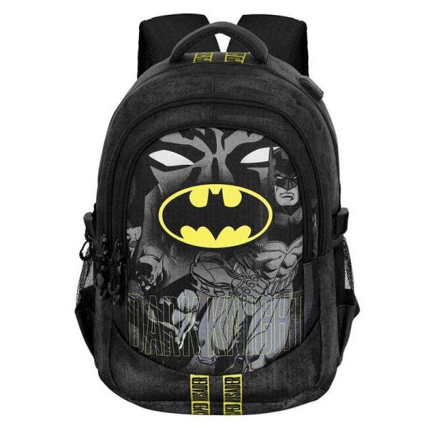 DC Comics Batman Caped Plus Running - Σχολική Τσάντα Πλάτης Δημοτικού με θύρα USB 46cm. - Karactermania