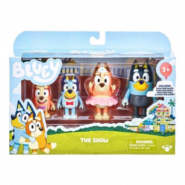 Bluey and Family 'The Show' - Σετ με Φιγούρες 'H Οικογένεια της Bluey' 4τεμ.