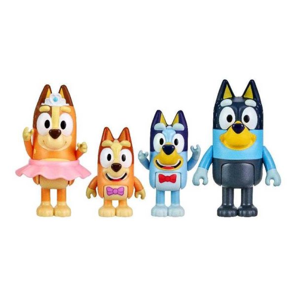 Bluey and Family 'The Show' - Σετ με Φιγούρες 'H Οικογένεια της Bluey' 4τεμ.