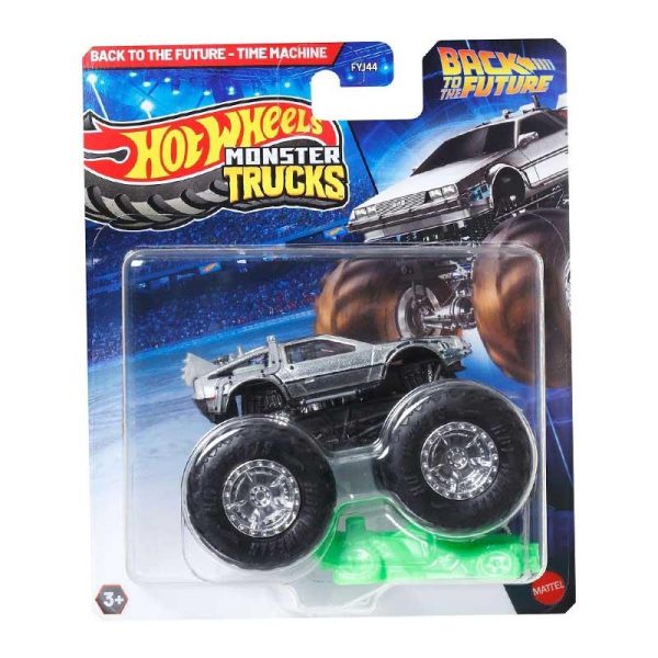 Hot Wheels Monster Trucks ΄Back To The Future΄ Time Machine - Αυτοκινητάκι
