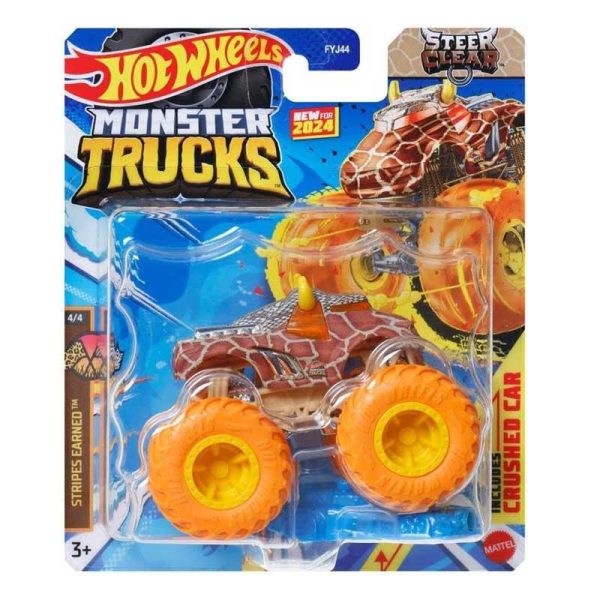 Hot Wheels Monster Trucks 'Steer Clear' - Αυτοκινητάκι