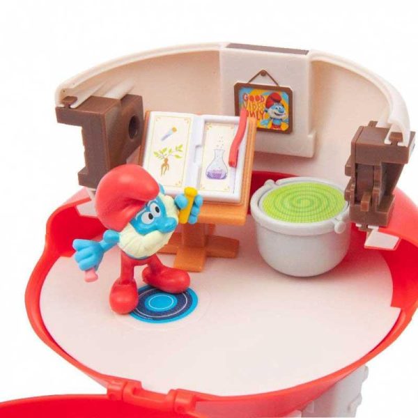 The Smurfs Papa Smurf's House - Το Σπίτι του Παπαστρουμφ Με 1 Φιγούρα 5.5εκ. και Το Μαγικό Κλειδί