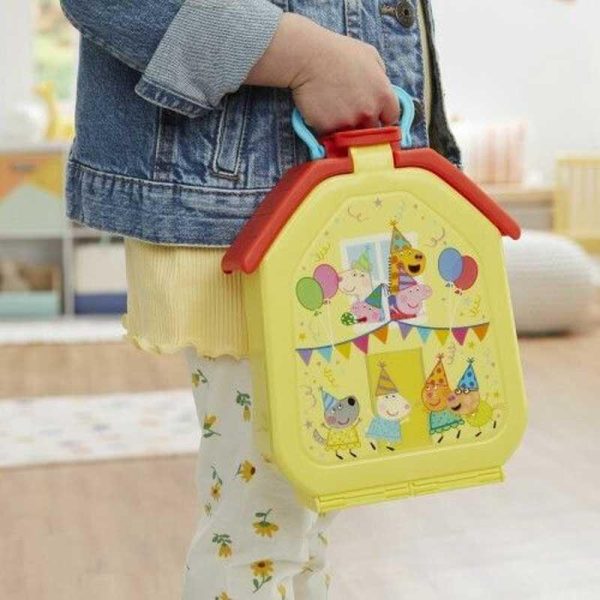 Peppa Pig Peppa's Party Carry Case - Βαλιτσάκι Πάρτι με την Πέππα με 4 Φιγούρες