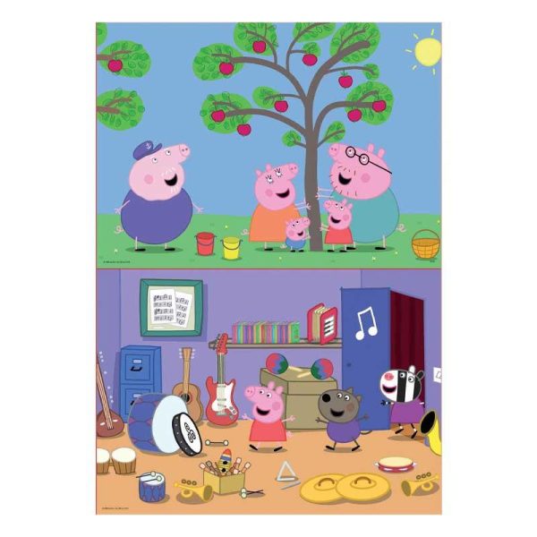 Educa Peppa Pig Puzzles - Σετ με 2 Παζλ 48τμχ