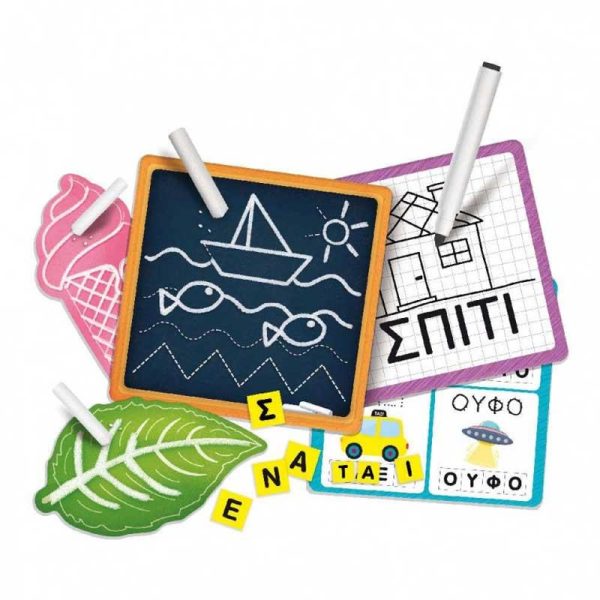 Lisciani Montessori - Εκπαιδευτικό Παιχνίδι 'Πίνακες Γράψε-Σβήσε, Μάθε να Γράφεις!'
