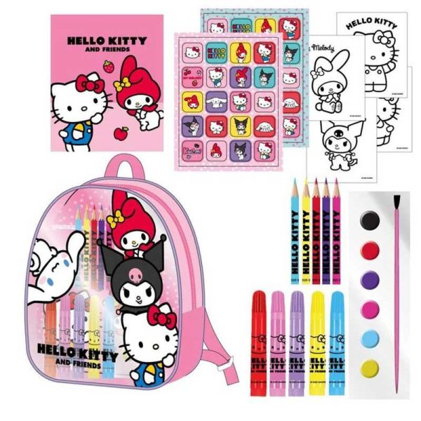 Cerda Hello Kitty and Friends - Σετ Ζωγραφικής Backpack