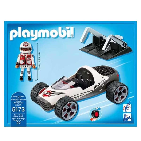 Playmobil Sports & Action 5173: Rocket Racer Turbo Αγωνιστικό Αυτοκίνητο Pull Back (2012)