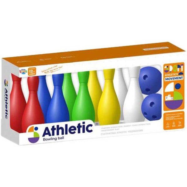 Luna Toys Σετ Bowling με 10 Κορίνες και 2 Μπάλες 41x19x13