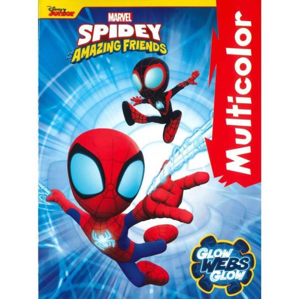 Marvel Spidey Βιβλίο Ζωγραφικής A4 με 32 Χρωμοσελίδες
