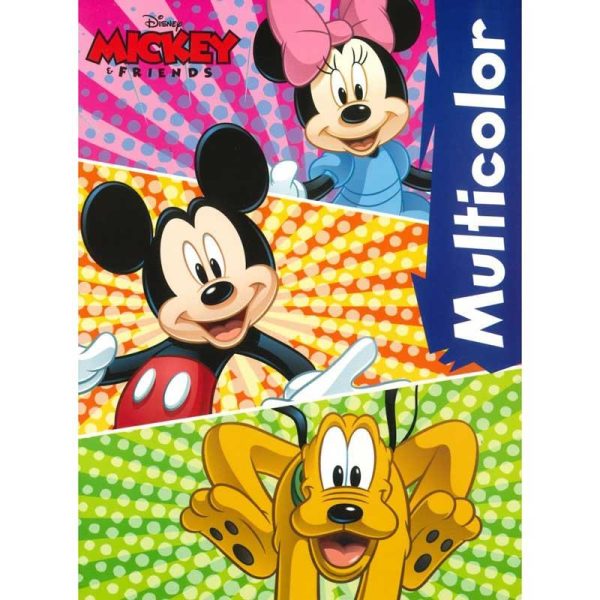 Disney Mickey Friends Βιβλίο Ζωγραφικής A4 με 32 Χρωμοσελίδες
