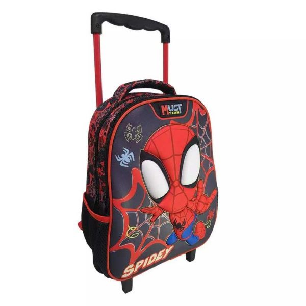 MUST Team Spidey And His Amazing Friends - Σχολική Τσάντα Τρόλεϋ Νηπίου