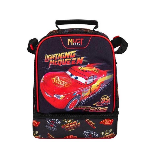 MUST Team Disney Cars McQueen - Ισοθερμικό Τσαντάκι Φαγητού με 2 Θήκες
