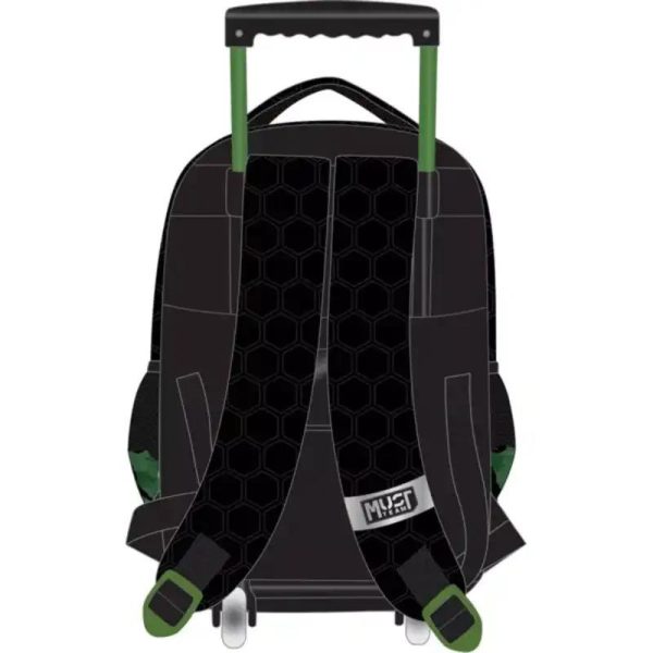Must Team 'Pro Player' - Σχολική Τσάντα Trolley Δημοτικού Ποδόσφαιρο + Δώρο Πορτοφόλι