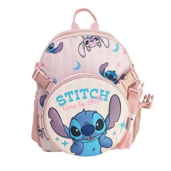 MUST Disney Stitch Σχολική Τσάντα Πλάτης Νηπίου 33εκ. με Αποσπόμενο Τσαντάκι Μέσης & Ώμου