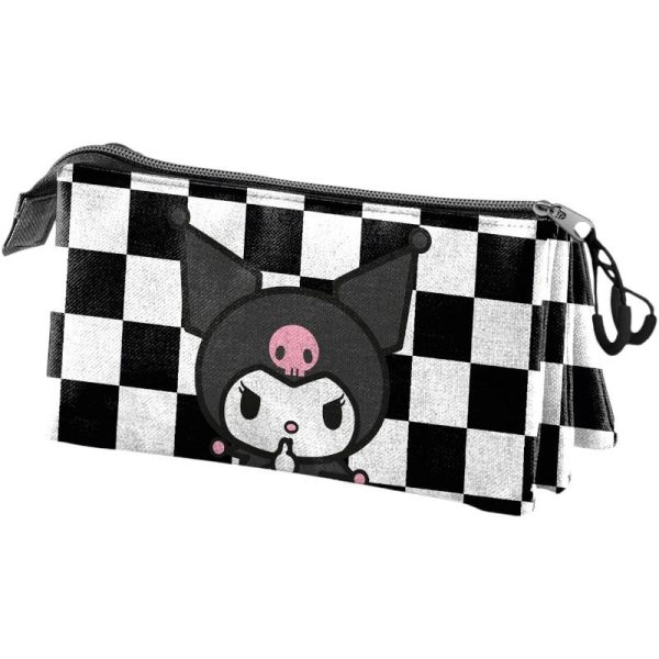 Kuromi Triple Pencil Case - Κασετίνα - Karactermania