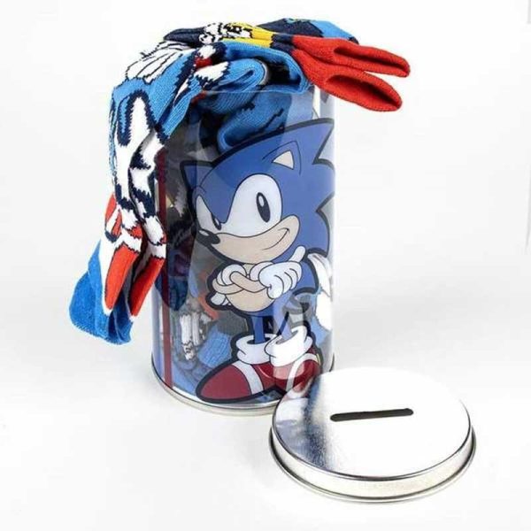 Cerda Sonic Κουμπαράς με 4 Ζεύγοι Κάλτσες Νο 27/30