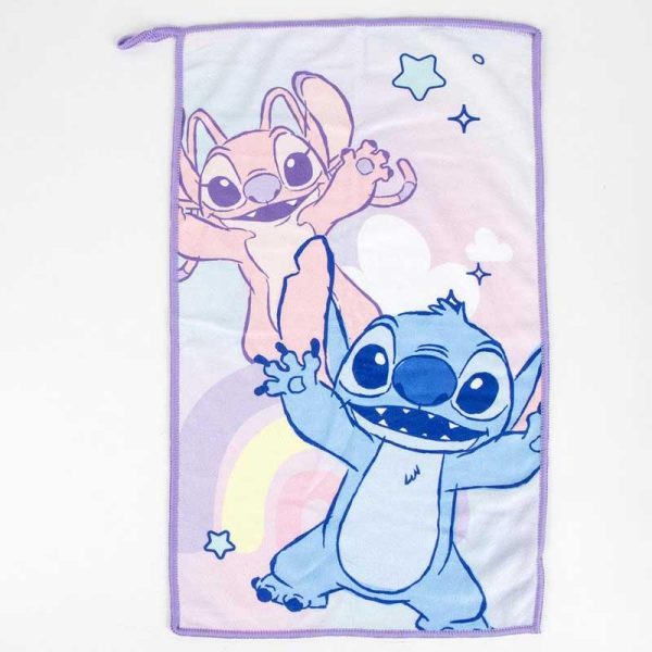 Cerda Disney Stitch - Διάφανο Νεσεσέρ με Πετσέτα & Βούρτσα Μαλλιών