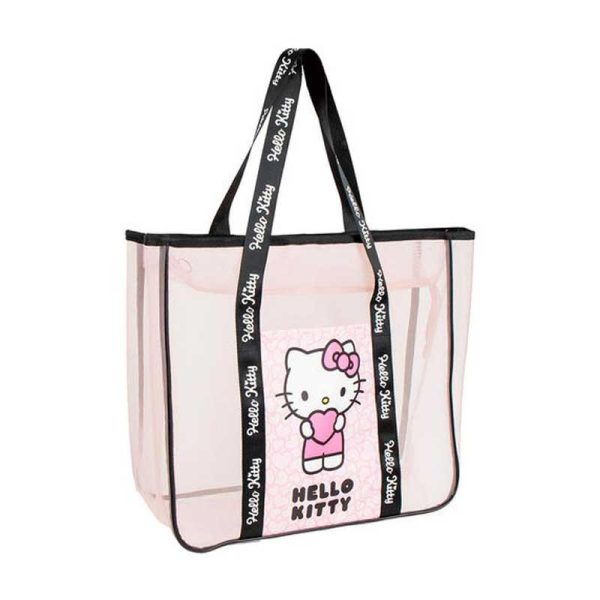 Cerda Hello Kitty Premium Τσάντα Παραλίας με Φερμουάρ 62x39εκ.